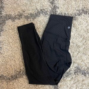 Lululemon Pattern Black Aligns
